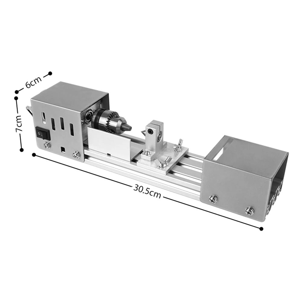 Compact Versatile Wood Lathe for DIY Projects