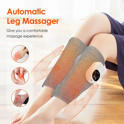 Full Body Relaxing Heat Vibration Leg Massager