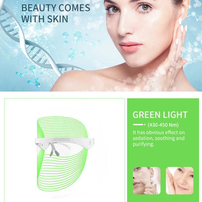 Relaxing Face LED Mask with 216 LED Lights