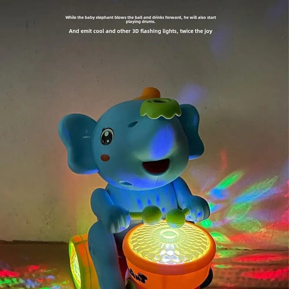 Colorful Baby Music Drum Toy with Lights