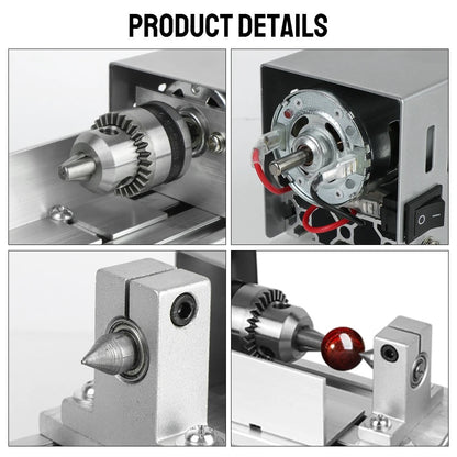 Compact Versatile Wood Lathe for DIY Projects