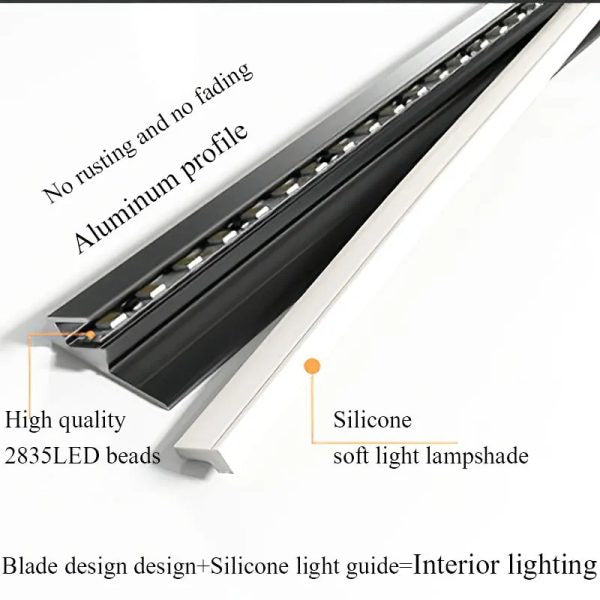 Slim LED Under Cabinet Light Bars Thin Strips