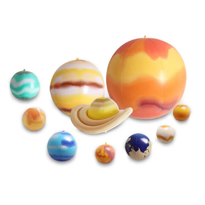 Colorful Kids Planet Learning Playset with Inflatable Figures
