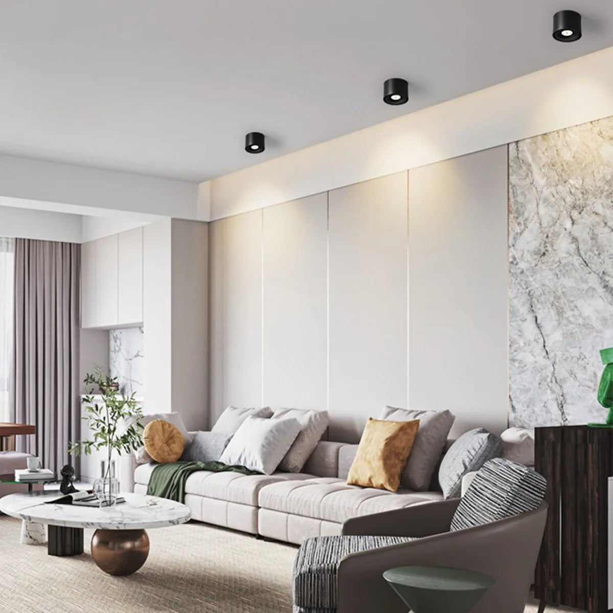 Adjustable Ceiling Spot Light Rotating Fixture