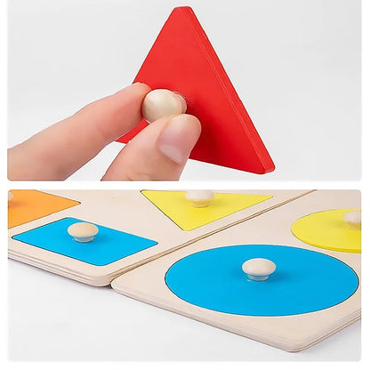 Educational Wood Shape Sorter Puzzle Toy Box