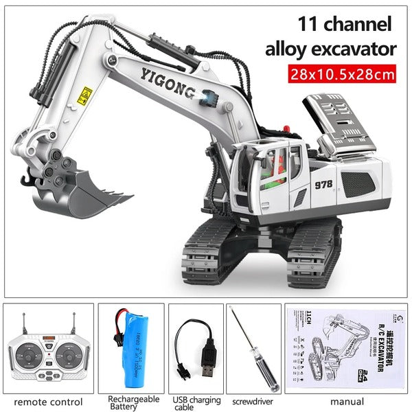 Fun Kids Construction Truck RC Vehicle Toy