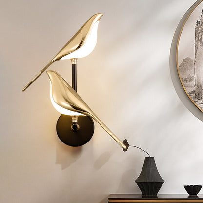 Bright Feather LED Bird Light Fixture