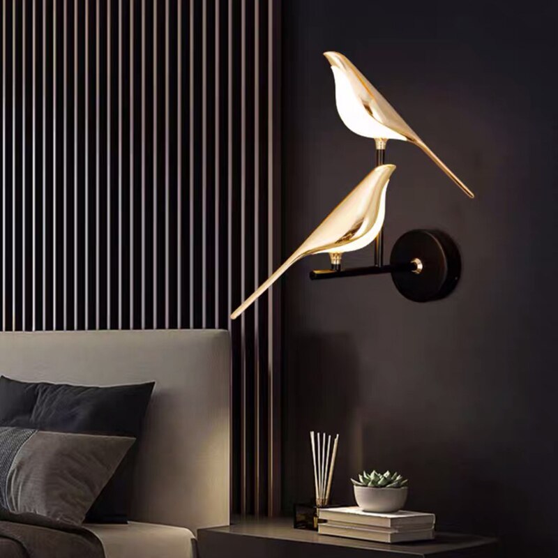 Bright Feather LED Bird Light Fixture