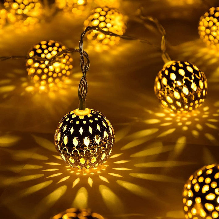 Colorful Outdoor Solar String Lights - Halri