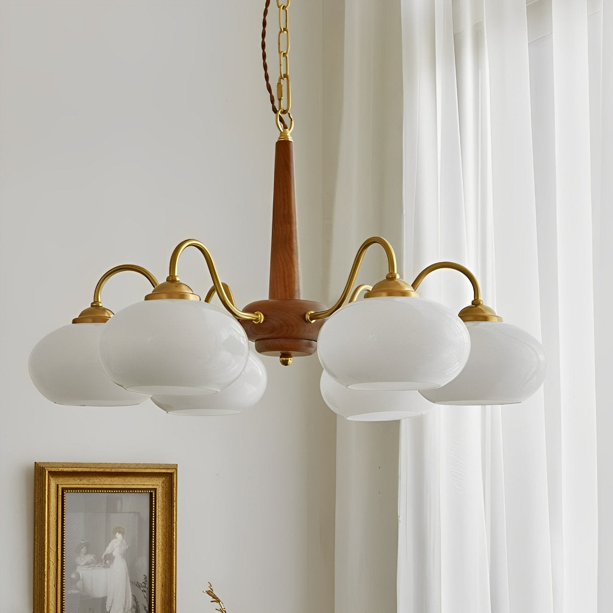Rustic Wooden Pendant Ceiling Light Fixtures