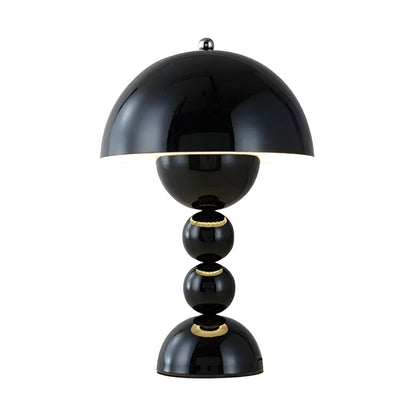 Simple White LED Desk Lamp with Floral Design - Halri