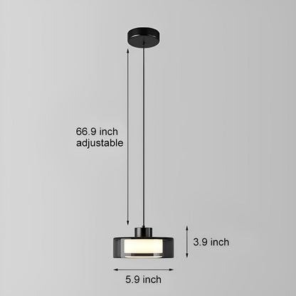 Elegant Simple Crystal Drop Bedside Table Lamp