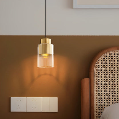 Elegant Simple Crystal Drop Bedside Table Lamp