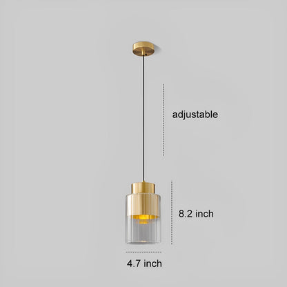 Elegant Simple Crystal Drop Bedside Table Lamp