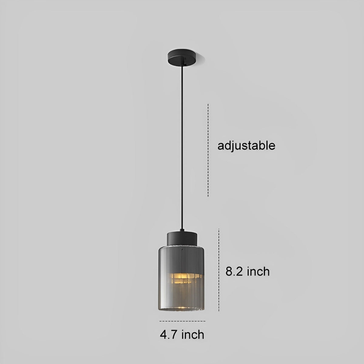 Elegant Simple Crystal Drop Bedside Table Lamp