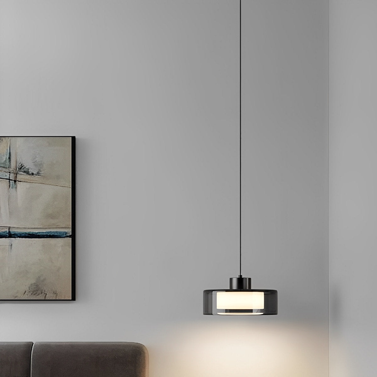 Elegant Simple Crystal Drop Bedside Table Lamp
