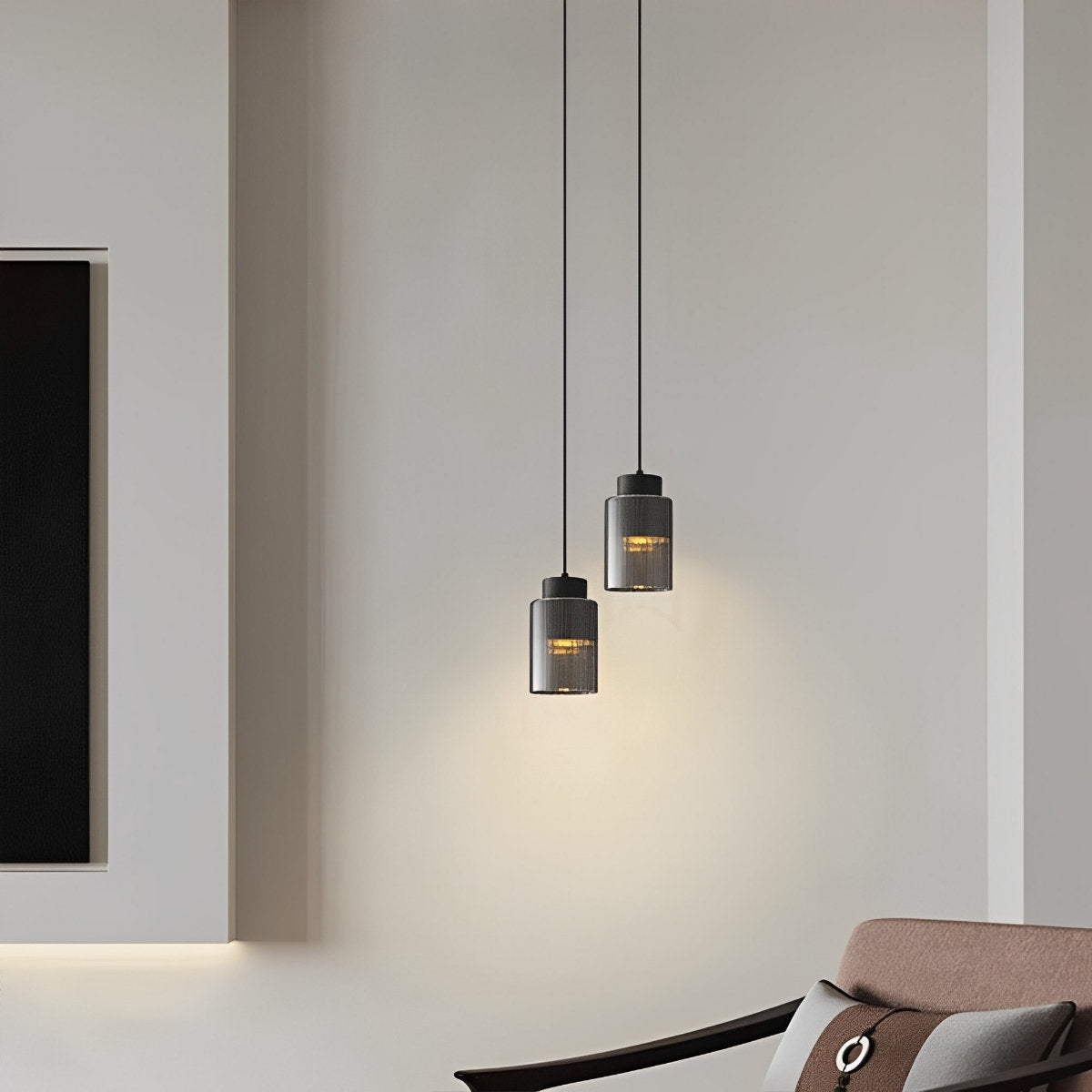 Elegant Simple Crystal Drop Bedside Table Lamp