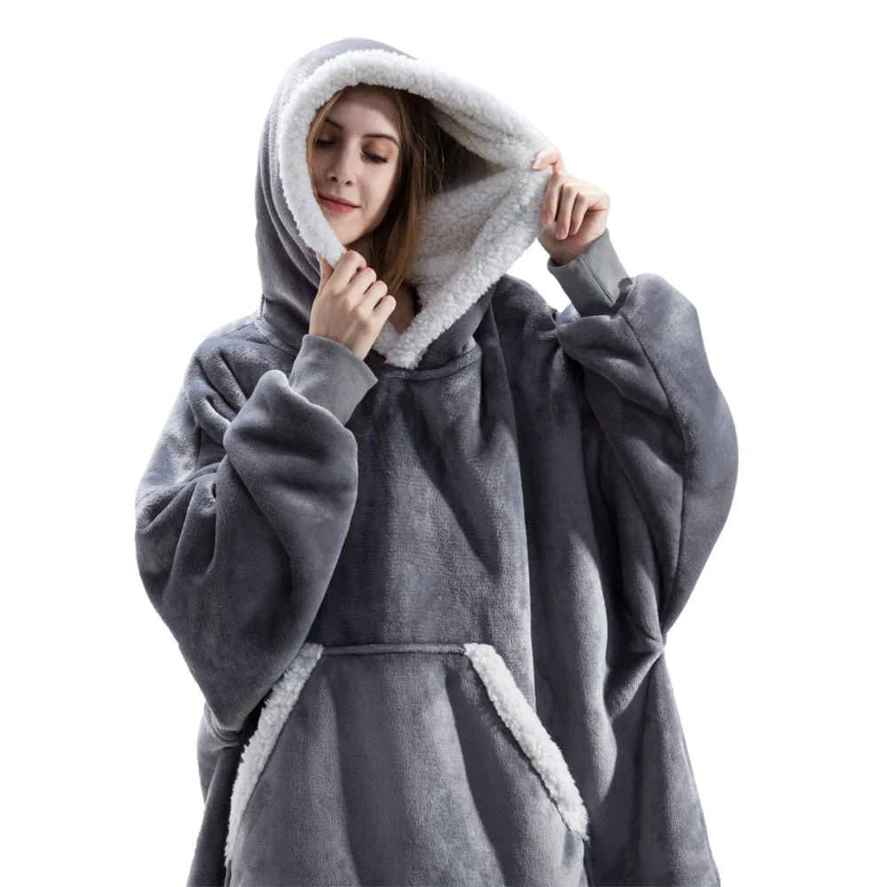 Oversized Cozy Sweatshirt Blanket