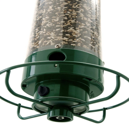 Wild Bird Feeder with Squirrel Guard and Spin Tray