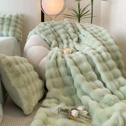 Cozy Soft Plush Fur Blanket for Cold Nights