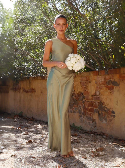 Chic One Shoulder Bodycon Dress