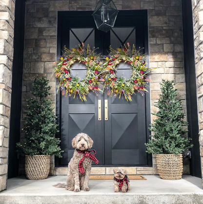 Colorful Floral Home Wreath
