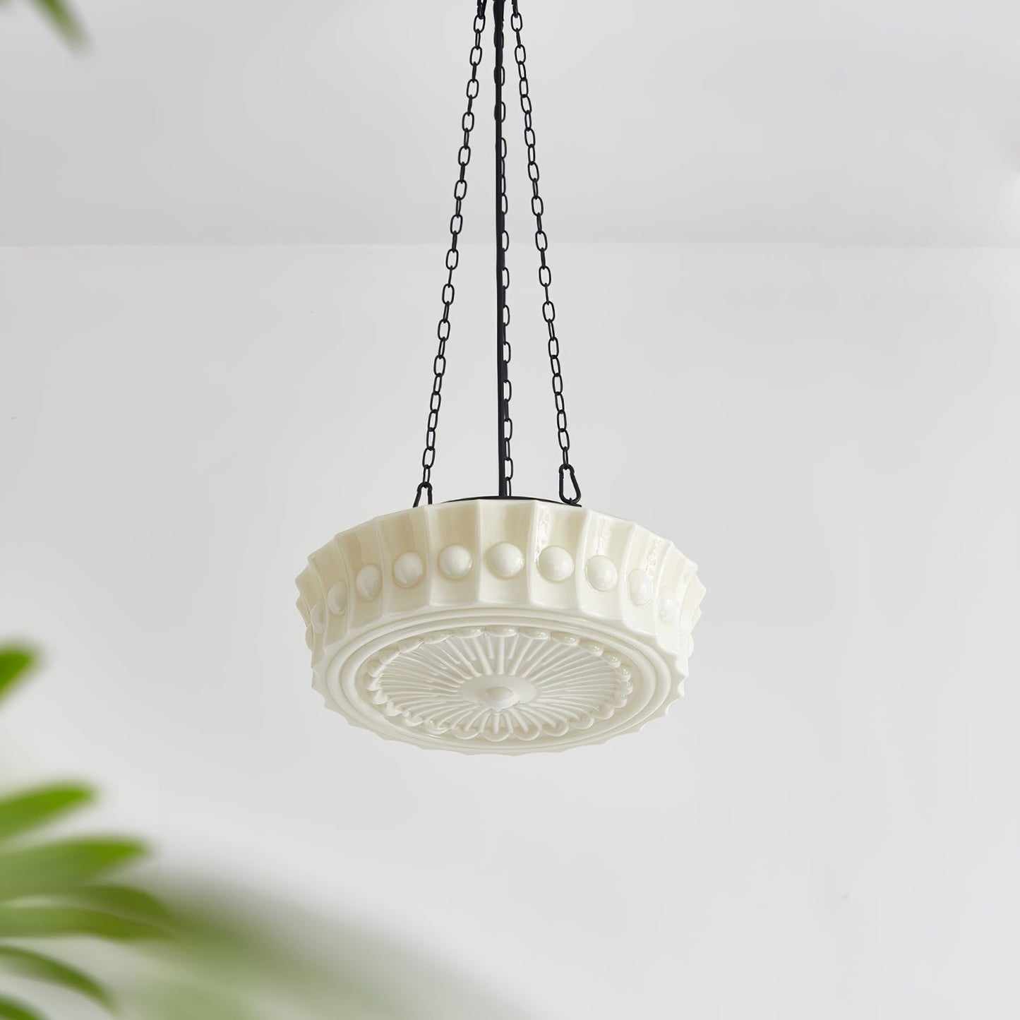 Classic Antique Glass Dome Lamp