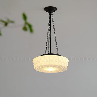 Classic Antique Glass Dome Lamp