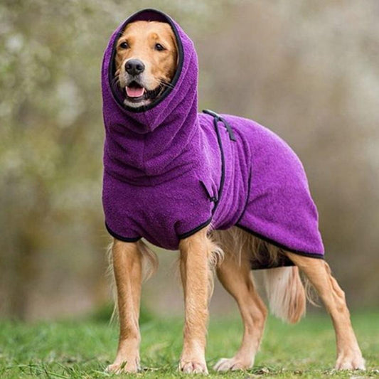 Quick Dry Pet Drying Coat with Adjustable Strap - Halri