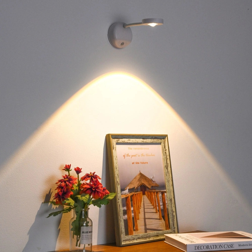 Smart Motion LED Wall Lamp Rechargeable USB Light - Halri