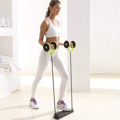 Effektiver Bauchmuskeltrainer mit Core-Roller für das Heimtraining