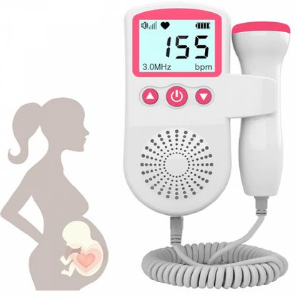 Portable Prenatal Fetal Heart Monitor with Digital Screen - Halri