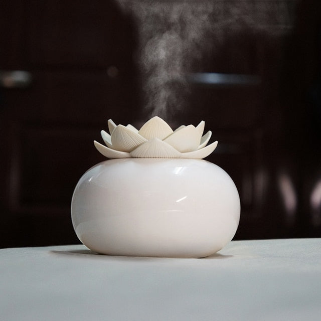 Soothing Ceramic Aroma Essential Oil Diffuser Lamp - Halri