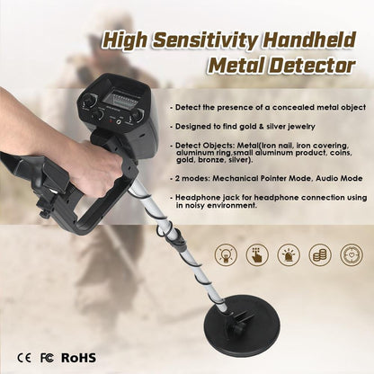 Hunter BD7 Metal Detector | Adjustable Length Portable Detector - Until Times Up