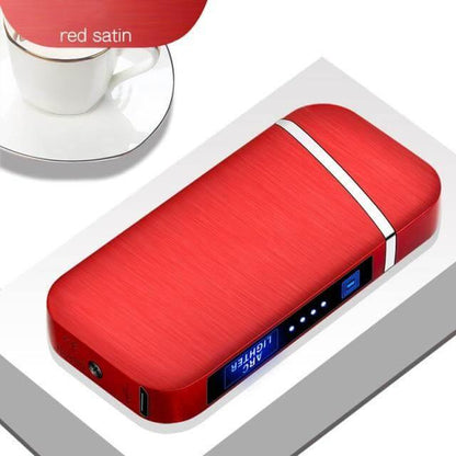 Wiederaufladbares und wasserdichtes Feuerzeug mit zwei Flammen