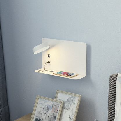 Helle LED-Wandleuchte fürs Schlafzimmer mit USB-Anschluss