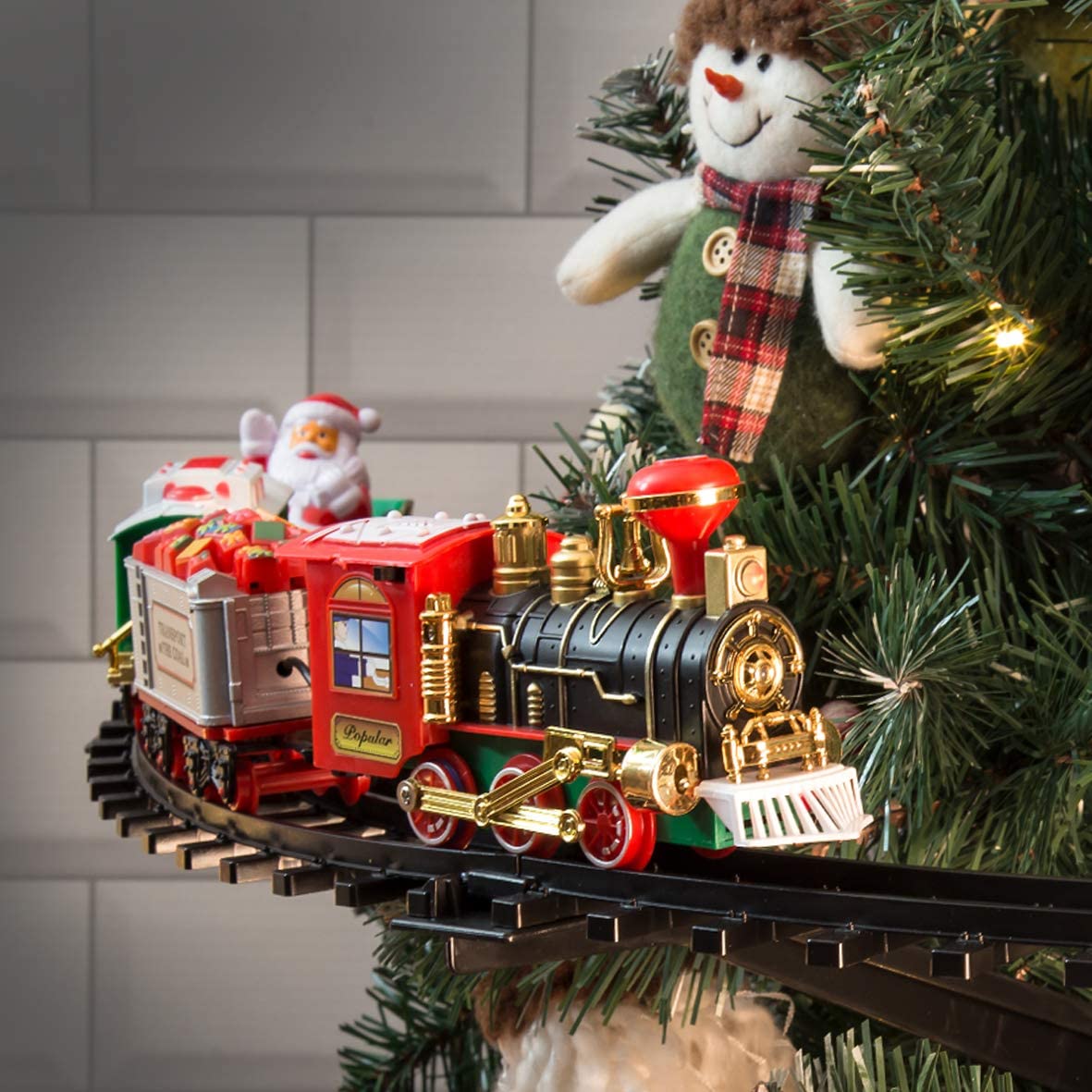 Fun Holiday Train Track Playset - Halri