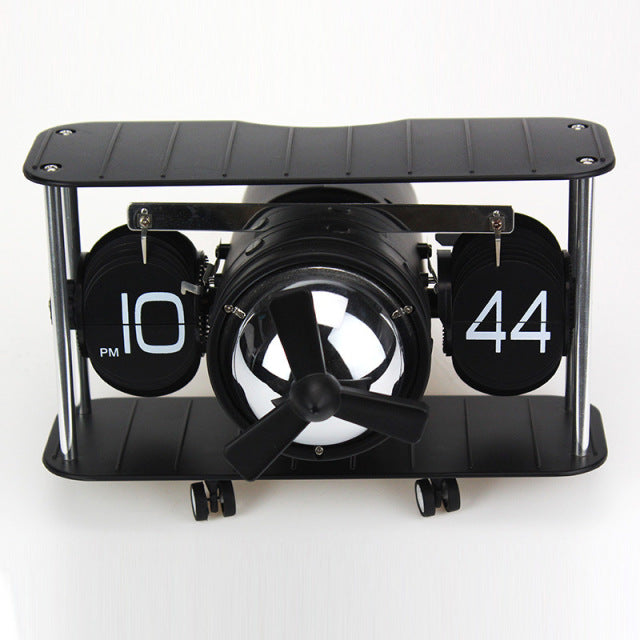 Retro Style Airplane Desk Clock - Halri