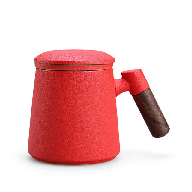 Halri | Stylish Ceramic Tea Cup with Infuser - Halri