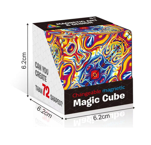 Relaxing Fidget Magnetic Puzzle Cube - Halri