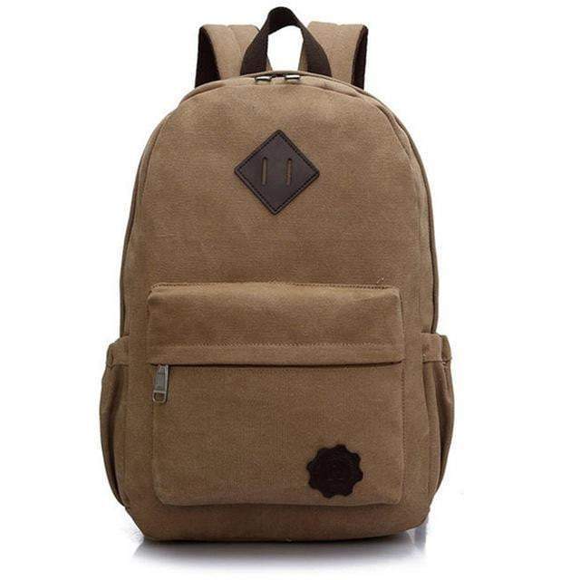 Vintage Leder-Laptop-Rucksack für Herren