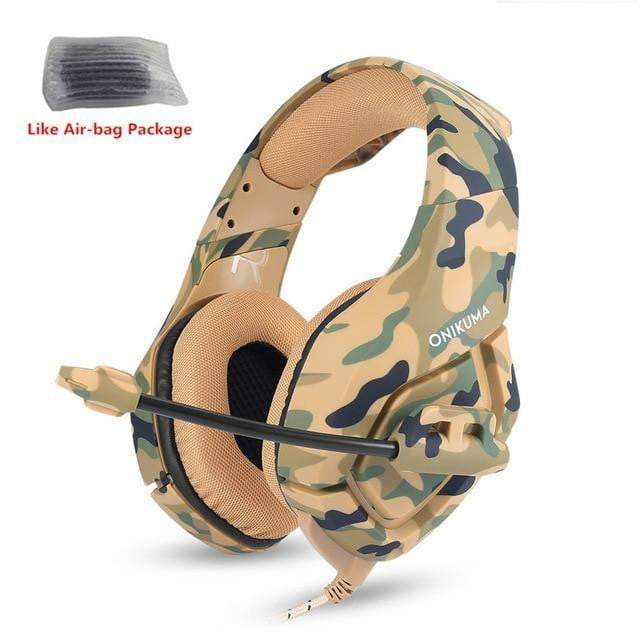 Tactical Green Camo Headphones - Halri