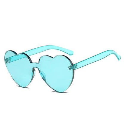 Romantische herzförmige Sonnenbrille
