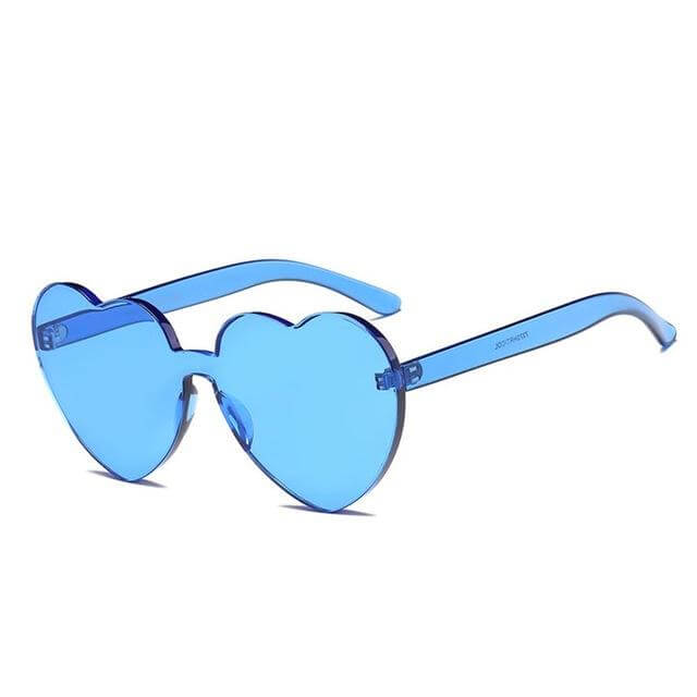 Romantische herzförmige Sonnenbrille