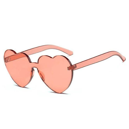 Romantische herzförmige Sonnenbrille