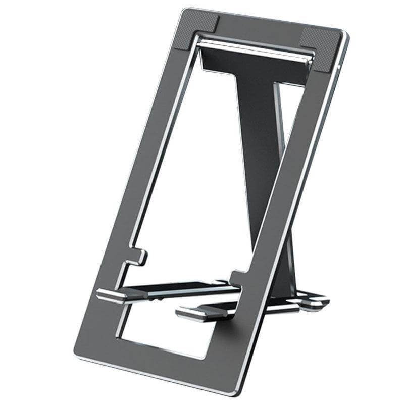 Schlanker, kompakter, faltbarer Handyhalter aus Metall