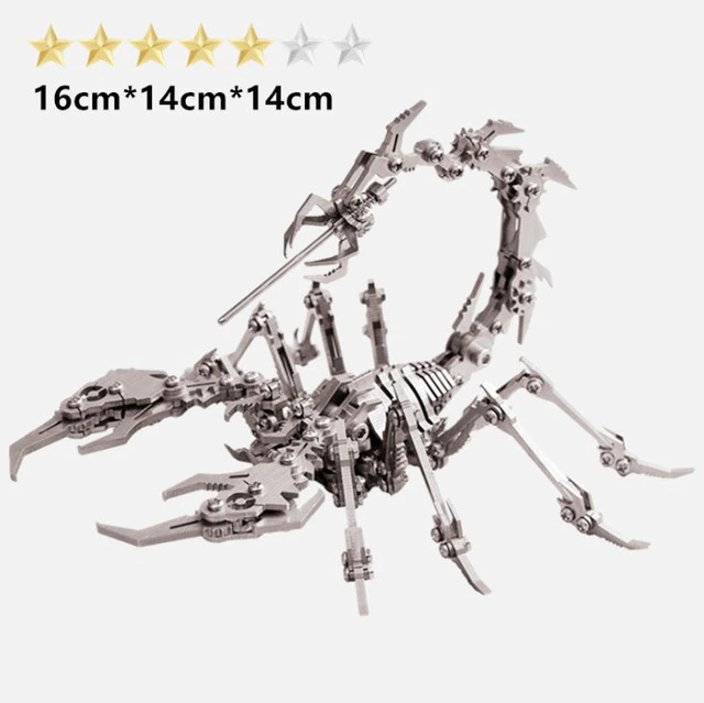 Cooles 3D-Skorpion-Puzzle-Figurenspielzeug