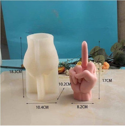 Fun Gesture Artistic Candle Molds - Halri