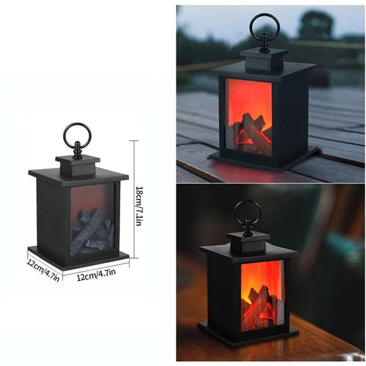 Warm Vintage Lantern Night Light for Home Decor - Halri