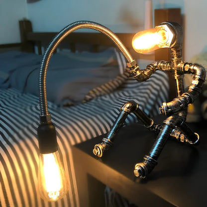 Vintage-Industrie-Tischlampe